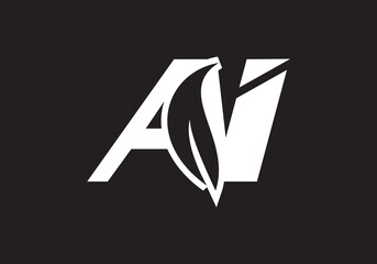 this is a creative latter AI logo design