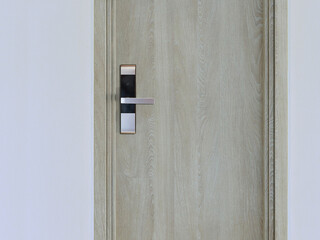 Digital door lock systems for good safety of home apartment door. Digital door handle.
