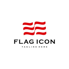 flag modern logo design inspiration