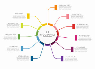 Infographic design template with place for your data. Vector illustration.