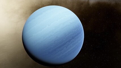Planets and galaxy, science fiction wallpaper