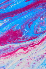 Paint marble fluid acrylic texture for background