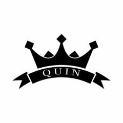 Royal King Queen Crown Elegant Luxury logo design © evandri237@gmail