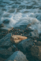 rocks in the sea