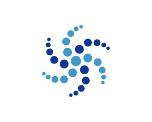 Circle abstract logo icon design element vector template