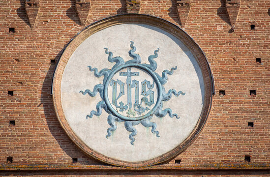 
Detail Of Palazzo Pubblico In Siena