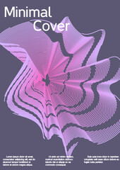 Modern design template. Creative fluid backgrounds from current forms to design a fashionable abstract cover
