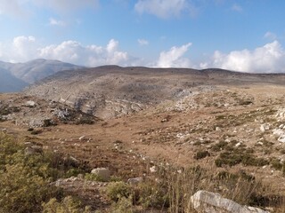 The beautiful mountains of Faraya and its blue skies