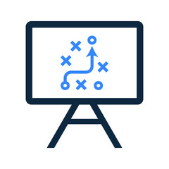 Strategy, business icon. Simple editable vector design isolated on a white background.