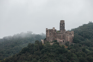 old castle in the mountains