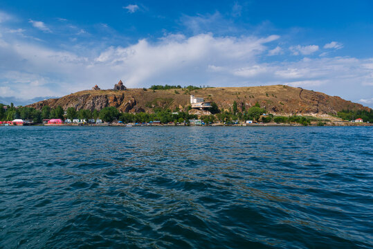 Amazing view of Sevan peninsula from distance
