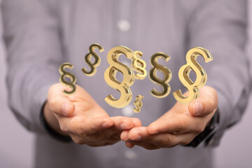 Law and justice concept digital