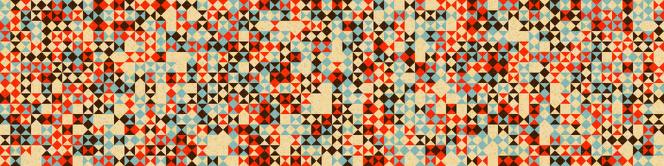 Abstract Geometric Pattern generative computational art illustration