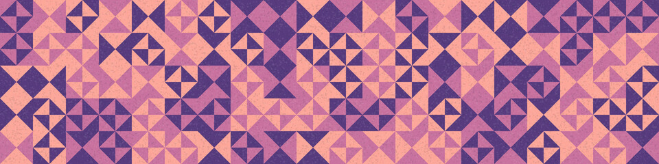 Fototapeta premium Abstract Geometric Pattern generative computational art illustration
