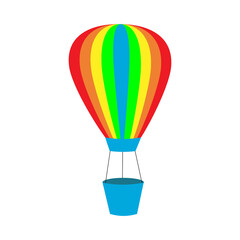 Multicolor air balloon.