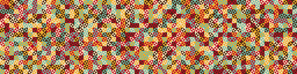 Abstract Geometric Pattern generative computational art illustration