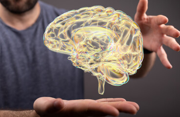 Futuristic Artificial Intelligence and Machine Learning Concept