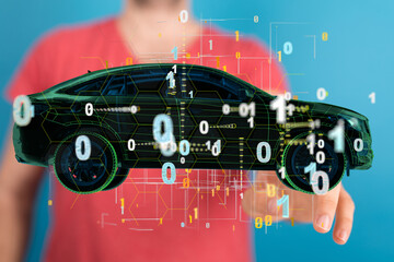autonomous online car sharing service controlled