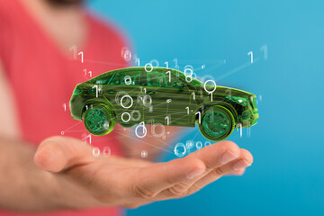 autonomous online car sharing service controlled
