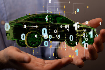 autonomous online car sharing service controlled
