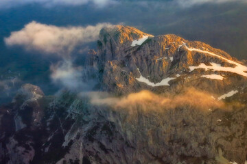 Dolomites at Sunset