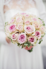 wedding bouquet of roses