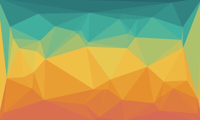 vibrant minimal multicolored polygonal background