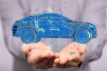 autonomous online car sharing service controlled