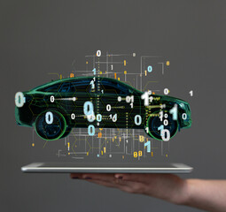 autonomous online car sharing service controlled