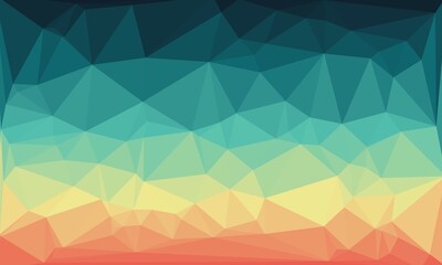 vibrant abstract multicolored background with poly pattern