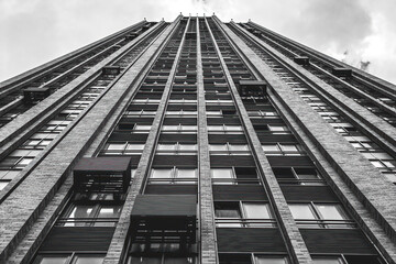 Fototapeta premium skyscraper - modern office building in the downtown of the city