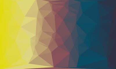 vibrant multicolored background with polygonal pattern