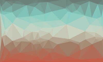 Fototapeta premium vibrant abstract multicolored background with poly pattern