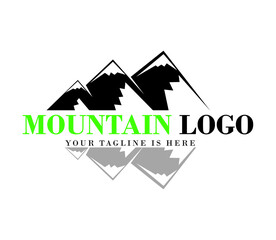 mountain logo and modern simple template.logo inspiration