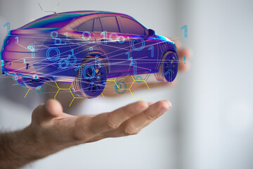 autonomous online car sharing service controlled