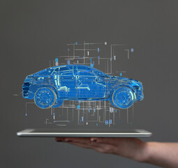 autonomous online car sharing service controlled
