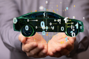 autonomous online car sharing service controlled