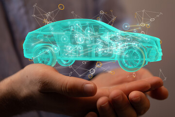 autonomous online car sharing service controlled
