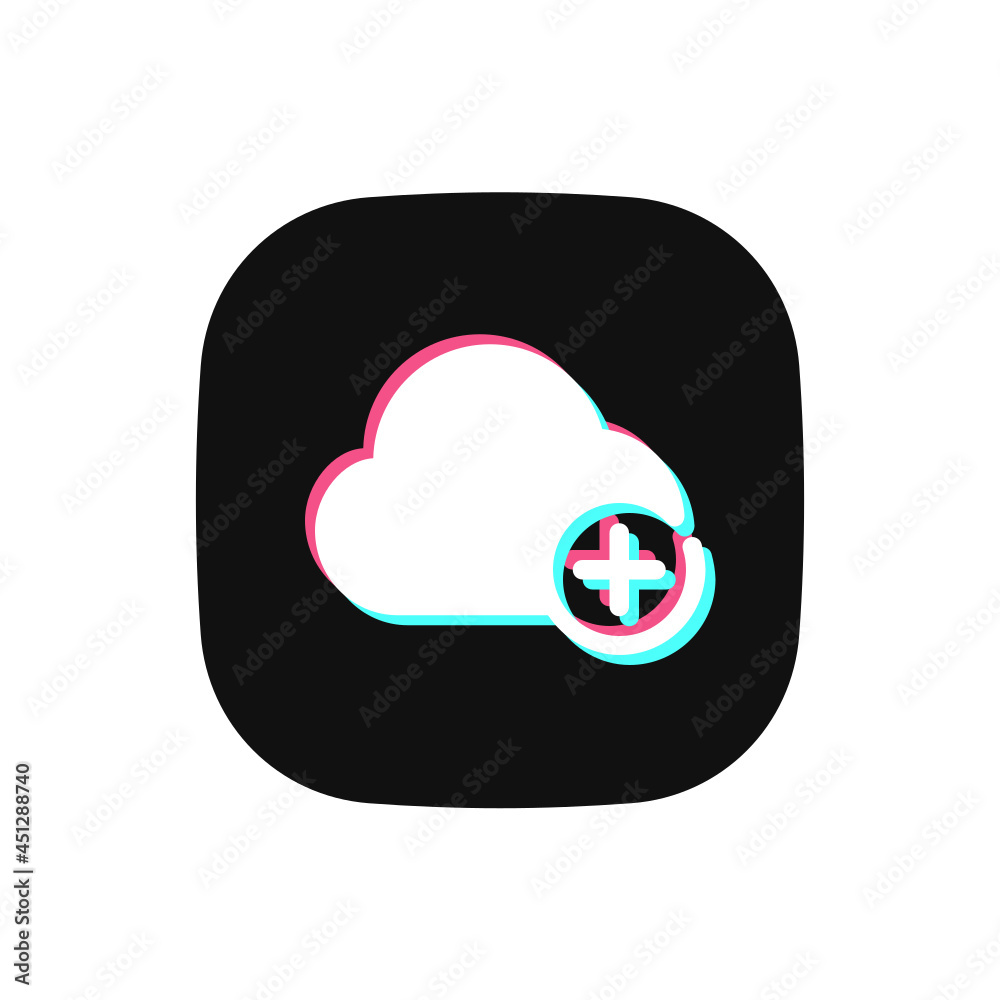 Wall mural Add Cloud - Sticker