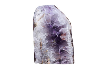 amethyst isolated on white