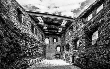 Fototapeta premium Die Ruine der Burg Hohenrechberg