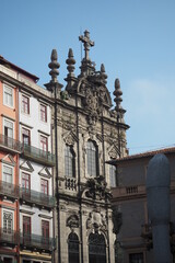 Fototapeta na wymiar One of the sublime churches of the city of Porto