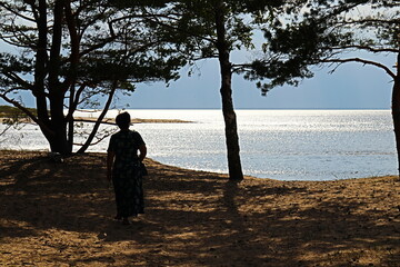 person on the beach