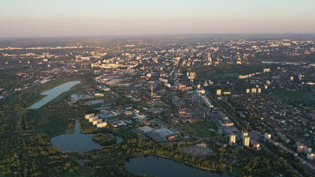 Chisinau in Moldawien aus der Luft | Luftbildaufnahmen von Moldawiens Hauptstadt Chisinau 