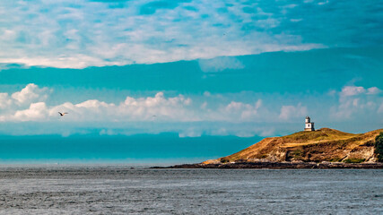 Cattle Point Lighthouse on San Juan Island, Washington State