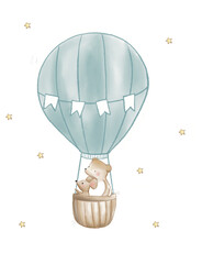
Children's illustrations
hot air balloon
decorative box