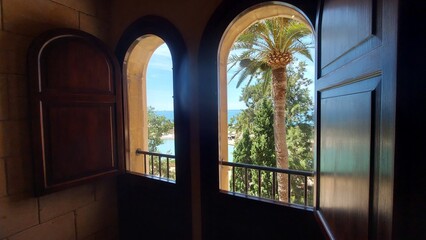 stained glass window