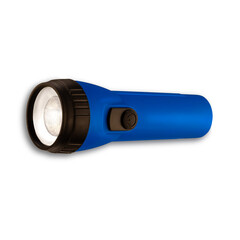 Blue Flashlight on White Background