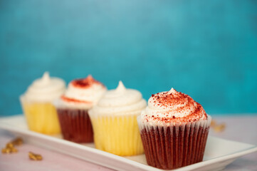 cupcakes with cream