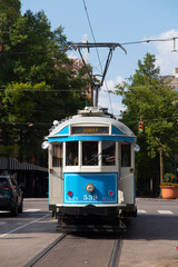 Downtown Vintage Trolley in Memphis Tennessee